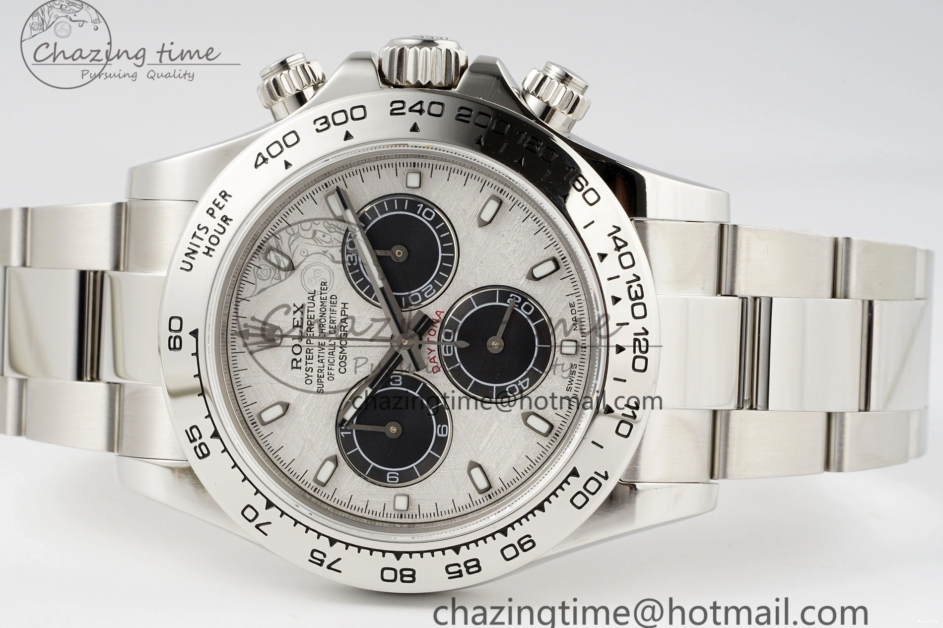 MiroTime 0212 Daytona 116509 Noob 1:1 Best Edition Meteorite Dial on SS Bracelet SA AllSeason 2014